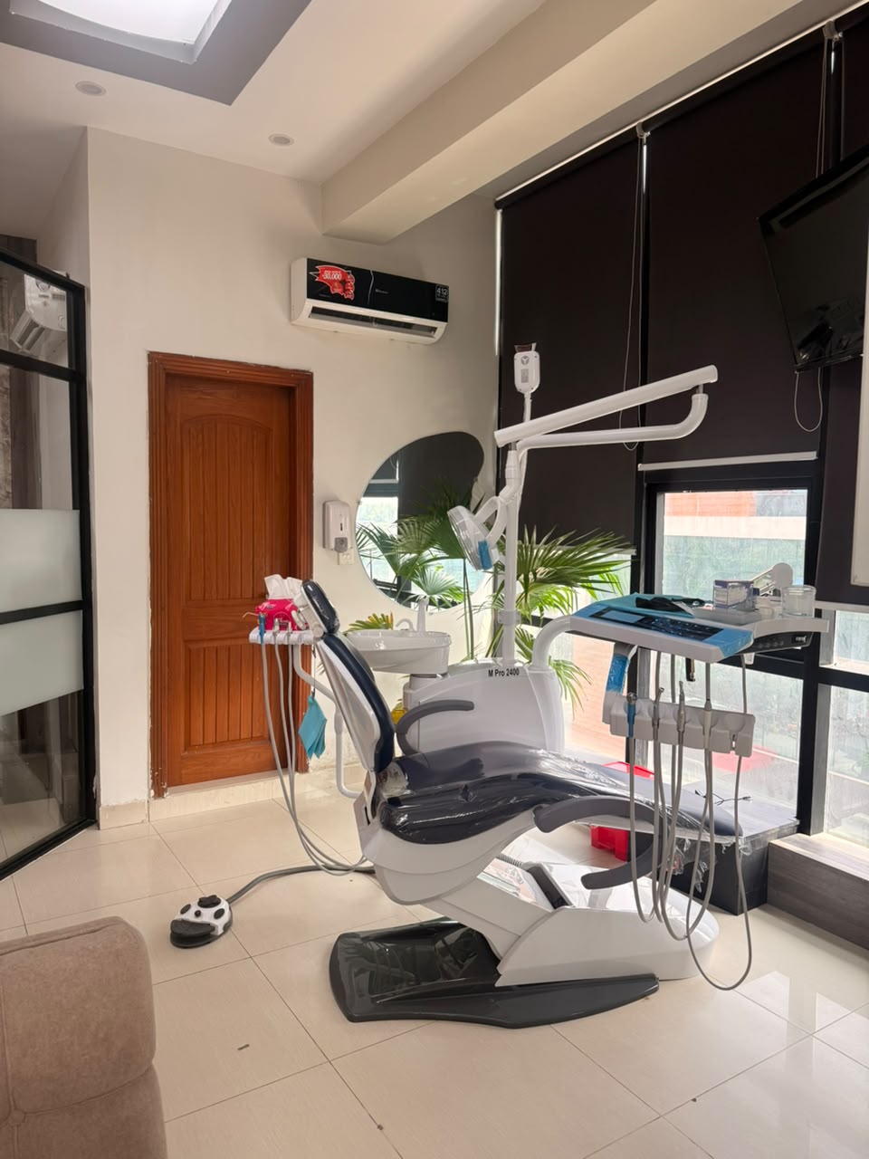 Treatment chair at MM Dental Associates